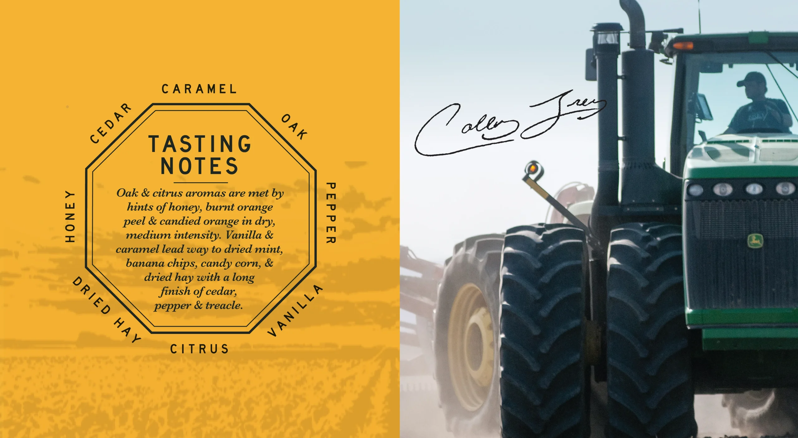 Frey Ranch premium bourbon whiskey brand design system for ground-to-glass Nevada craft distillery showcasing visual identity system and photography style.