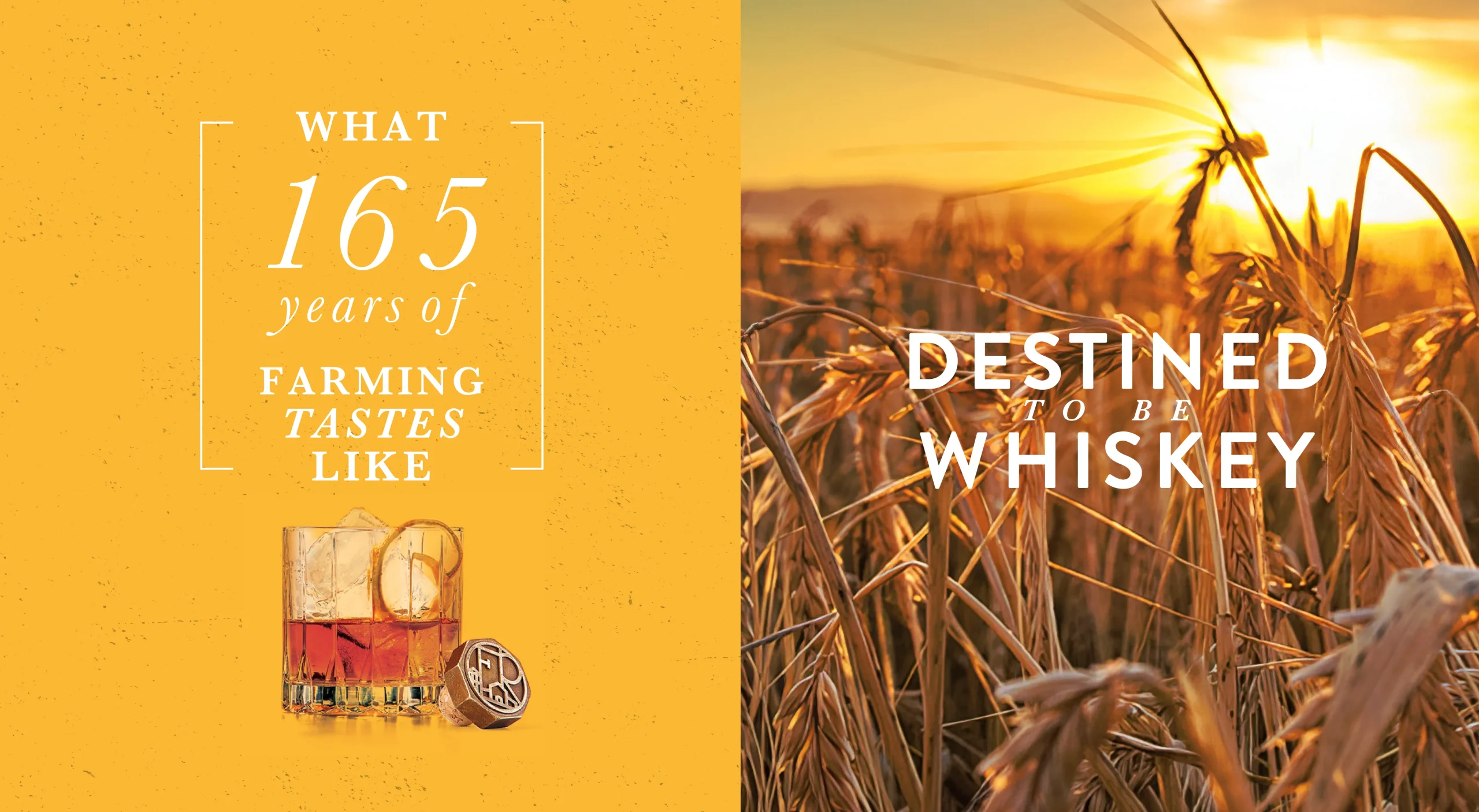 Frey Ranch premium bourbon whiskey brand design system for ground-to-glass Nevada craft distillery showcasing visual identity, messaging framework, and photography direction.