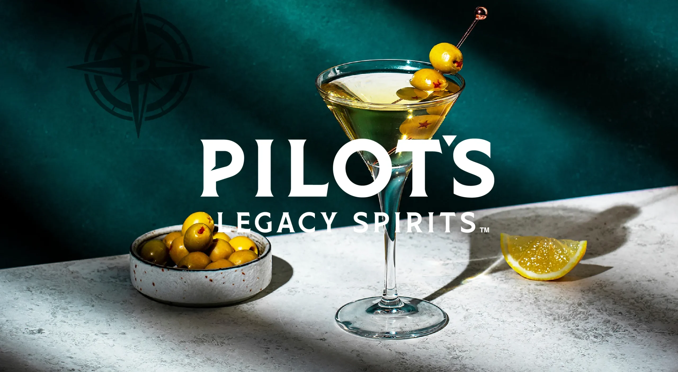 Pilot's Legacy Spirits brand and package design system by MarketBrand Studios featuring brand strategy, positioning, packaging design, visual identity, website, DTC communications, and social media marketing for Bourbon, Vodka, and Navy Strength Rum expressions.<br />
